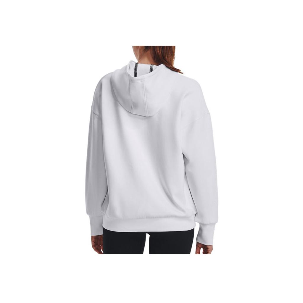 Under Armour Summit Logo Pullover Hoodie Women Hoodies White 1374466-100