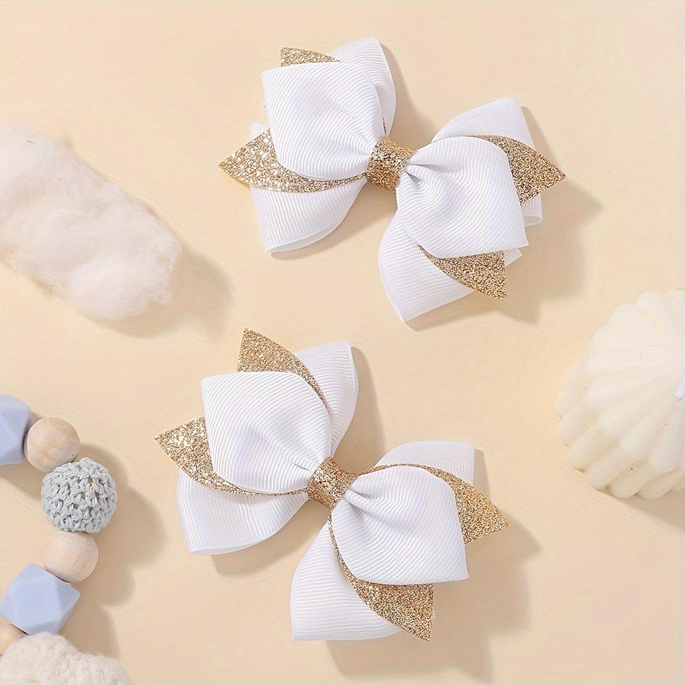 Handmade Special Bow Hairpin Set Glitter Girl Hair Accessories Daily Party Hairpin 4774