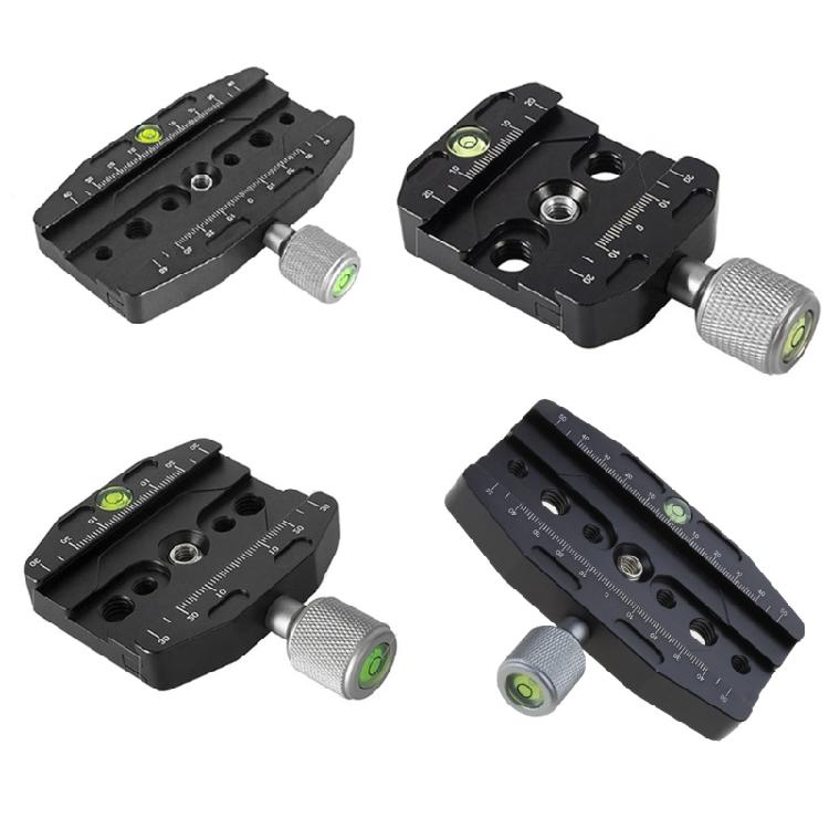 Aluminum Alloy Quick Release Plate Tripod Gimbal Base 1/4 3/8 Screw Mounting