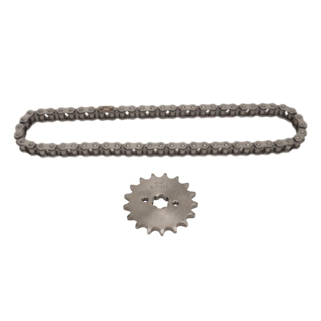 428 17T 17mm Sprocket 428 Drive Chain 60 Links Kit for 50cc?250cc ATV Dirt Bike Go Karts Motorcycle