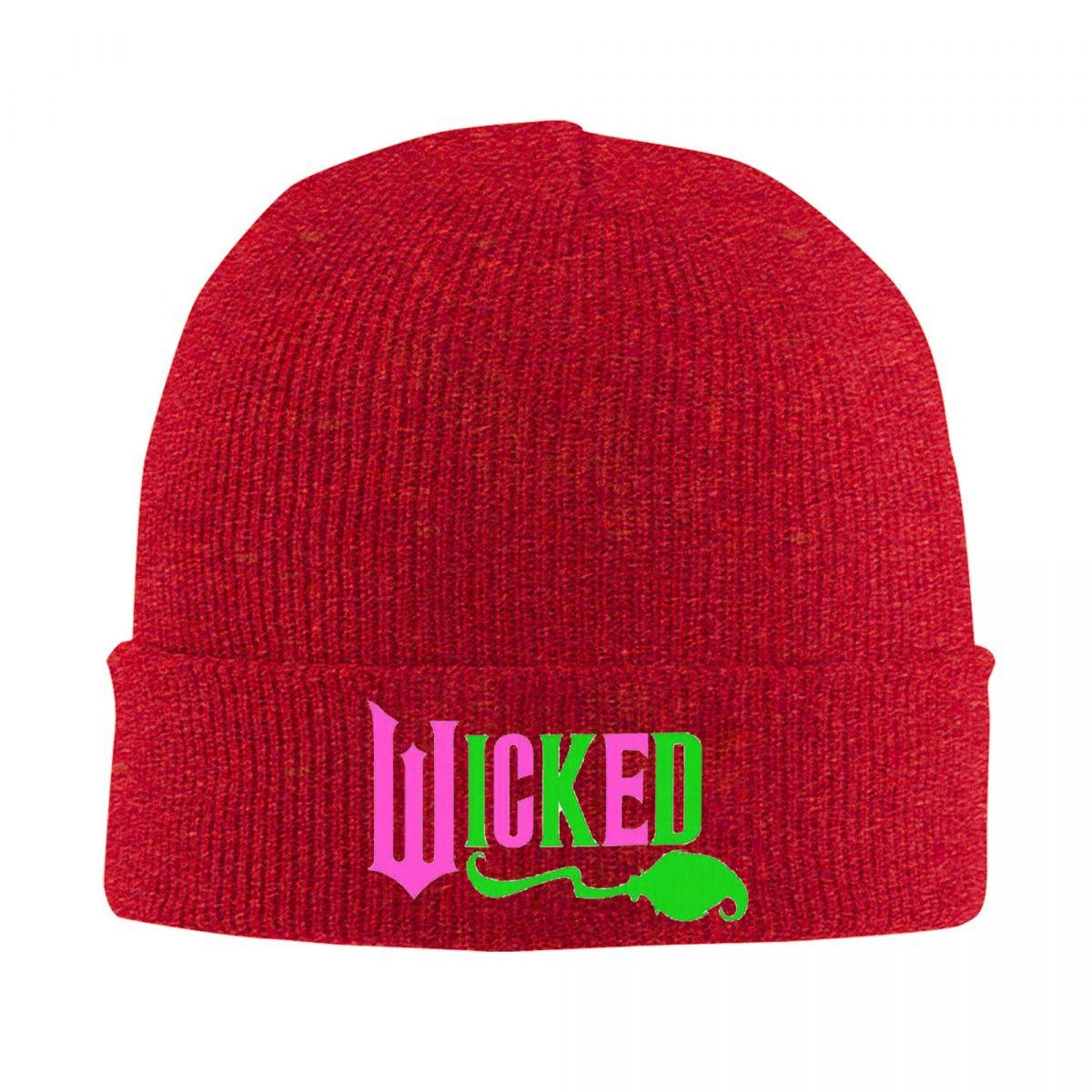 

Wicked Movie Elphaba And Glinda Warm Knitted Cap Winter Knit Bonnet Hat Skullies Beanies Hip Hop Caps for Unisex One Size