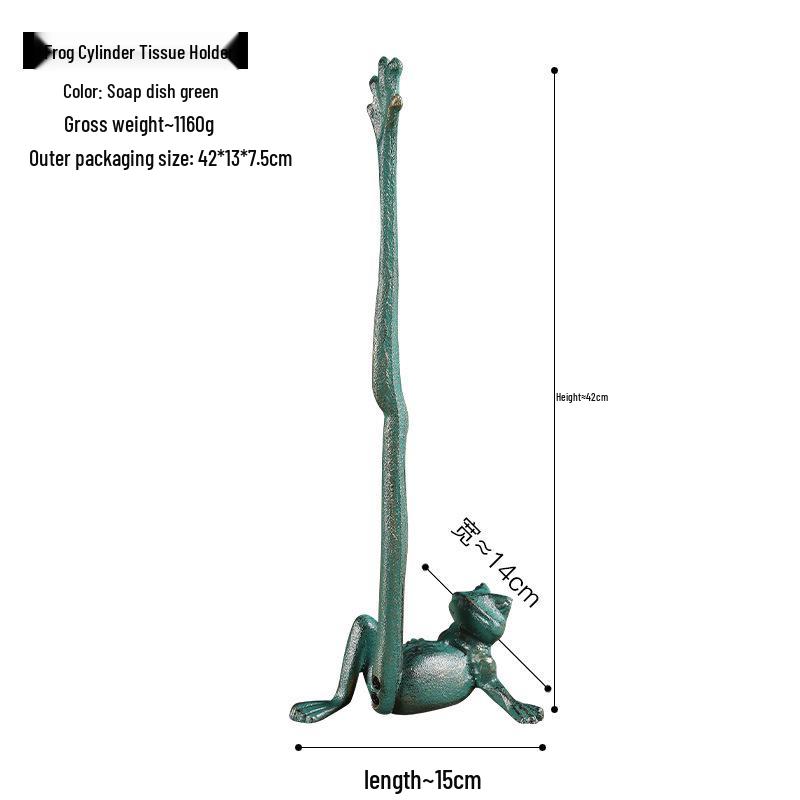 Nordic Cast Iron Paper Towel Holder for Restaurant and Kitchen Decor