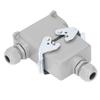 Heavy Duty Connector Rectangular Cast Aluminum Alloy Connector with Industrial Plugs 16A 500V