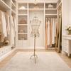 Freestanding Iron-Wire Full-Body Mannequin Display Rack Stable Adjustable-Height