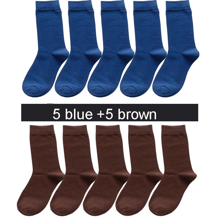 5/10 Paar Hochwertige Herrensocken für Frühling und Herbst Größe 38-45 Lange Socken für Herren Anzugsocken Herren Geschenke Business Casual Socken