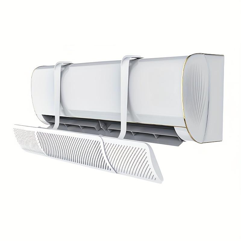 

1 шт., анти-прямой продув, настенный кондиционер без пробоев, лобовое стекло, воздуховыпускная перегородка, выдвижной ветроотражатель белый