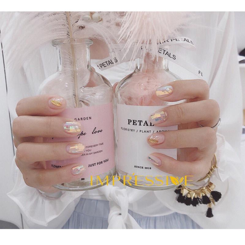 Aurora Nail Art Irregular Glass Shards - Candy Cellophane Flakes