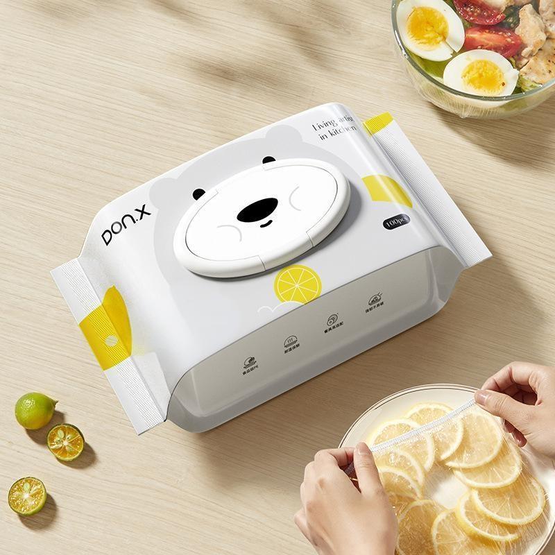 Disposable Cling Film Cover Removable Food-grade Household Kitchen Dish Fruit Fresh-keeping Cover