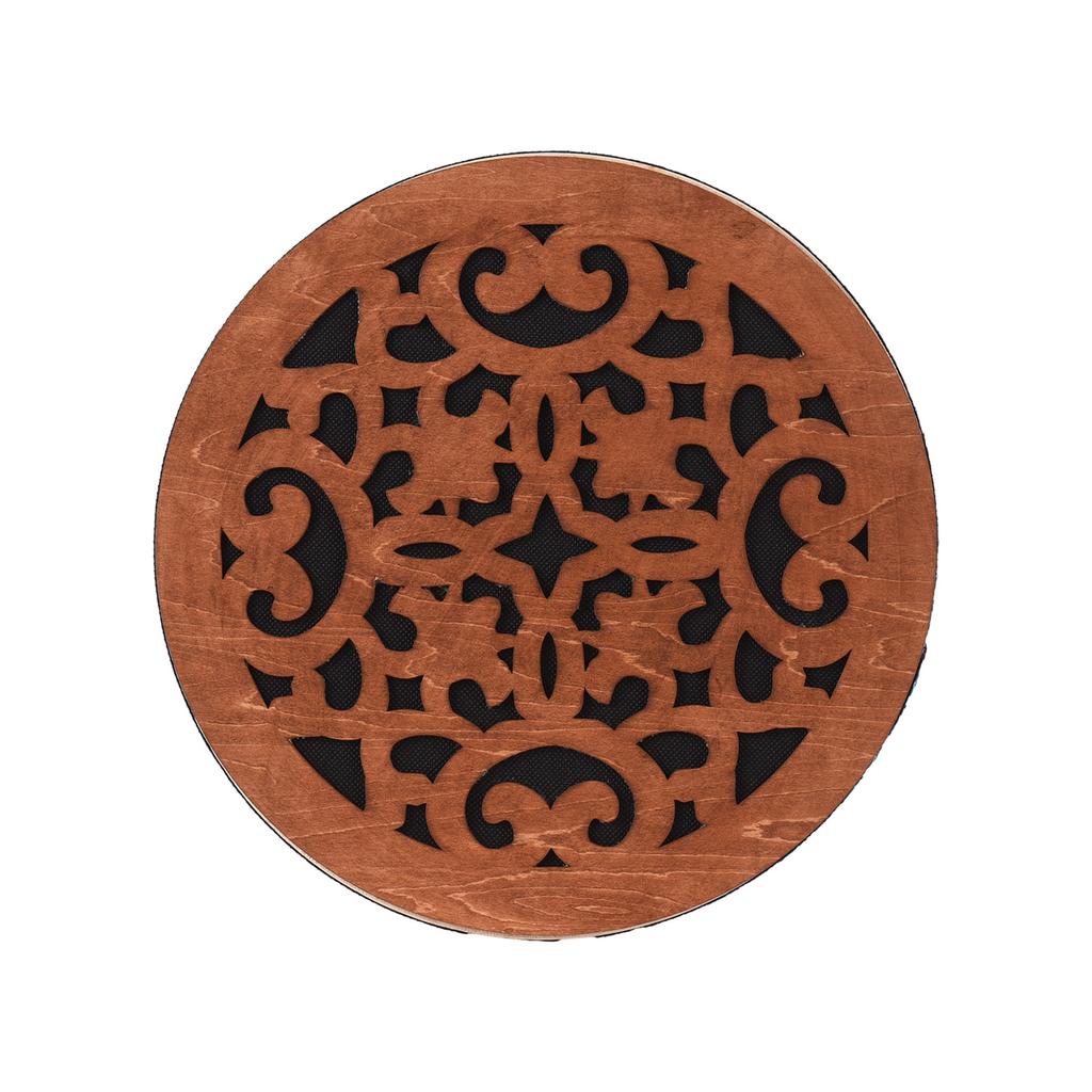 Ocean Drum Ethnic Percussion Instrument Onomatopoeic Music Portable Hand Drum Instrument Water Sound Birch Wooden Drum