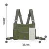 Chest Bag Waist Pack Men's Chest Pack Hip Hop Streetwear Tactical Vest Bag For Men Durable Canvas Man Shoulder Bag For Men Bolsa