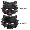 3D Lion Mask White Lifelike Design Halloween Cosplay Party Dance Masquerade Decoration Breathable Animal Face Cover For Festival