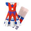Kids Halloween Cosplay Costume Unisex Boys Girls Long Sleeve Top And Pants Set Fancy Dress For Party Carnival Holiday