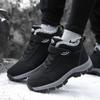 Herren Wanderschuhe Outdoor Bergsteigen Sneaker Herren Top Qualität Lässige Schneestiefel Wasserdicht Warm Winterschuhe Mann Trekking