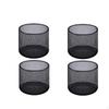 4 Pieces PVC Mesh Planter Reusable Aquatic Foldable Pond for Patio,
