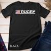 Usa Flag Rugby Unisex T Shirt