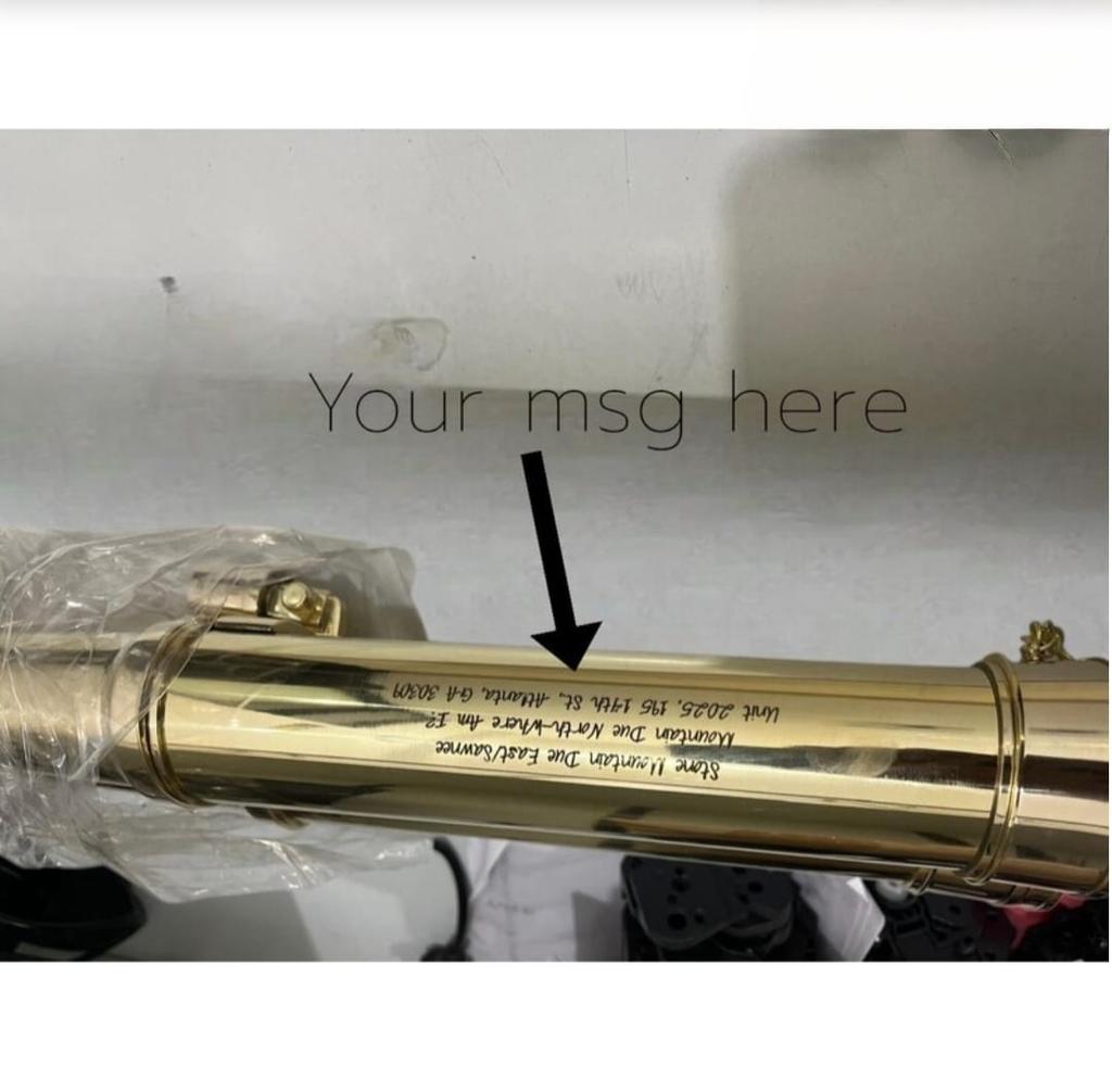 Binoclu din Alamă Gravat Personalizat Telescop Nautic pe Trepied din Lemn Crăciun Ziua Îndrăgostiților Zi de Naștere Sărbătoare Decor pentru Casă Cadou Personalizat