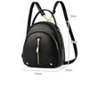 Malá taška Módní korejská verze Trendy Malý batoh Simple Atmosphere Jedno rameno Crossbody Malá kulatá taška Dvojité rameno Dámská taška