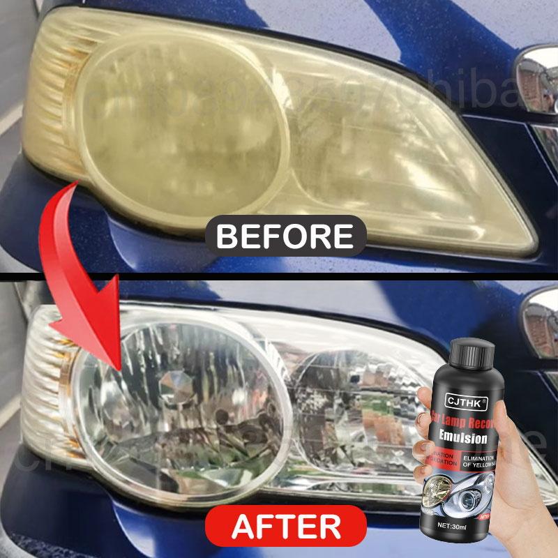 Car Headlight Restoration Polishing Kits Headlamp Scratch Remover Repair Cleaning Paste Remove Oxidation Headlight Polish Liquid