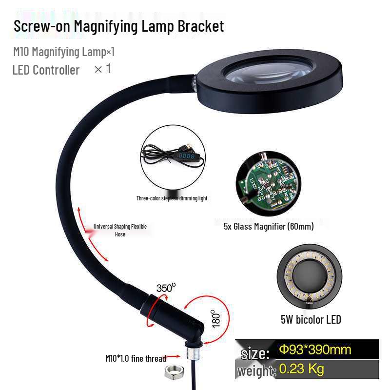 Electric Soldering Station Kit with Magnifying Glass, Fume Extractor, and Magnetic Repair Tools