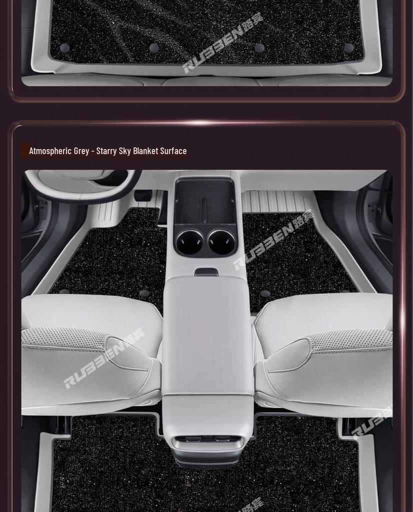 Compatible XPeng G6 TPE Floor & Trunk Mats, Interior Accessories