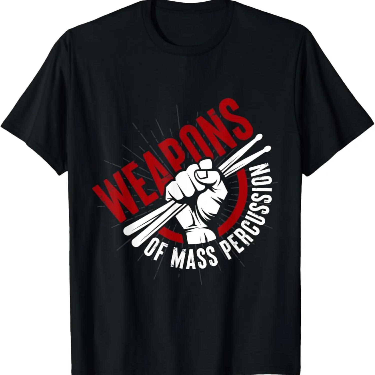 Fun Drummer Drum Percussion Gift Design Idea T-Shirt S