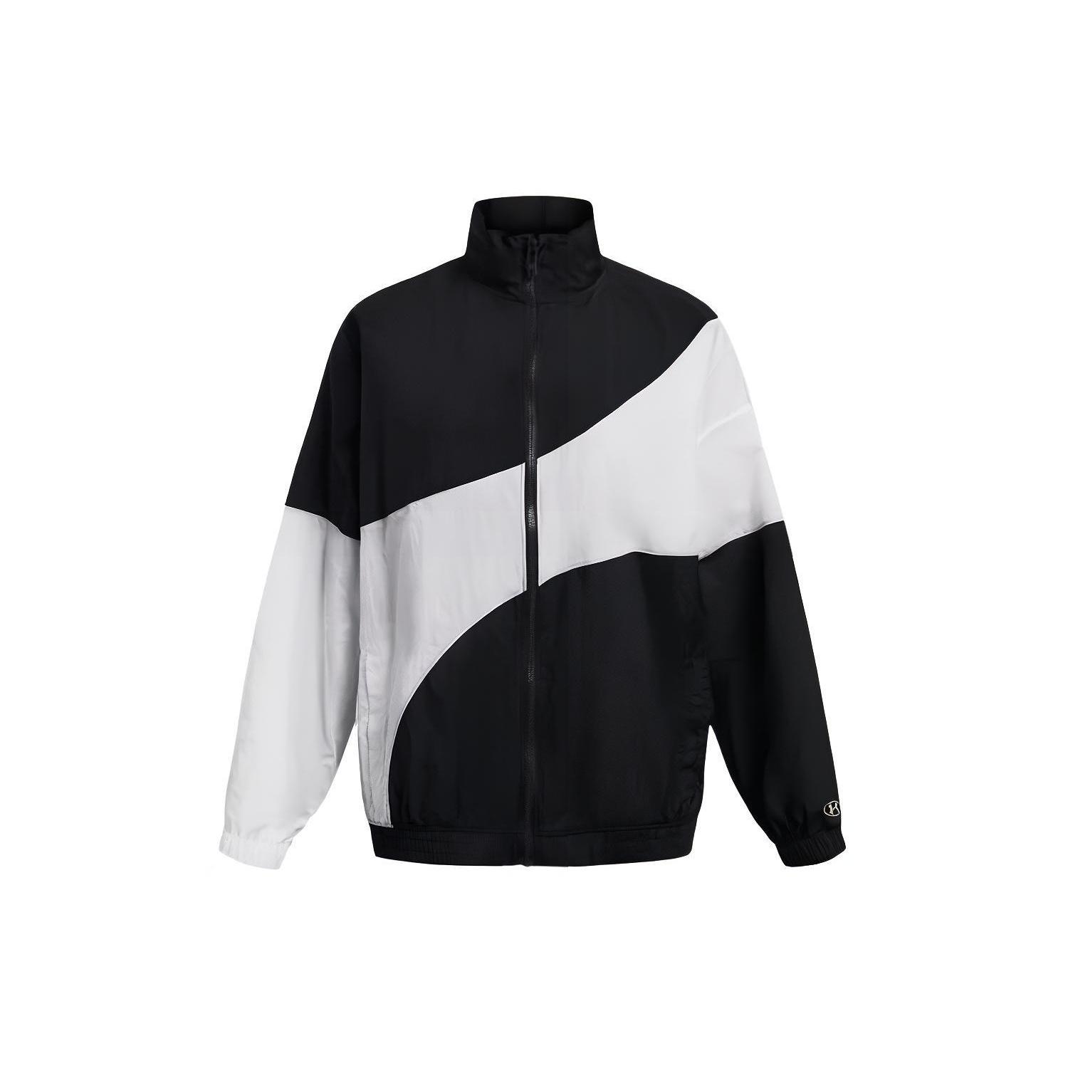 (WMNS) Under Armour Legacy Crinkle Jacket Black White Women s 1382762-001 L