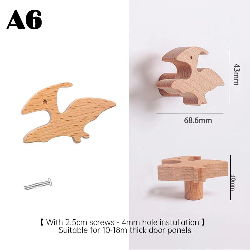 

Wood Cabinet Door Handle Children s Room Creative Cute Little Dinosaur Cabinet Furniture Handle Childlike Wardrobe Drawer Handle