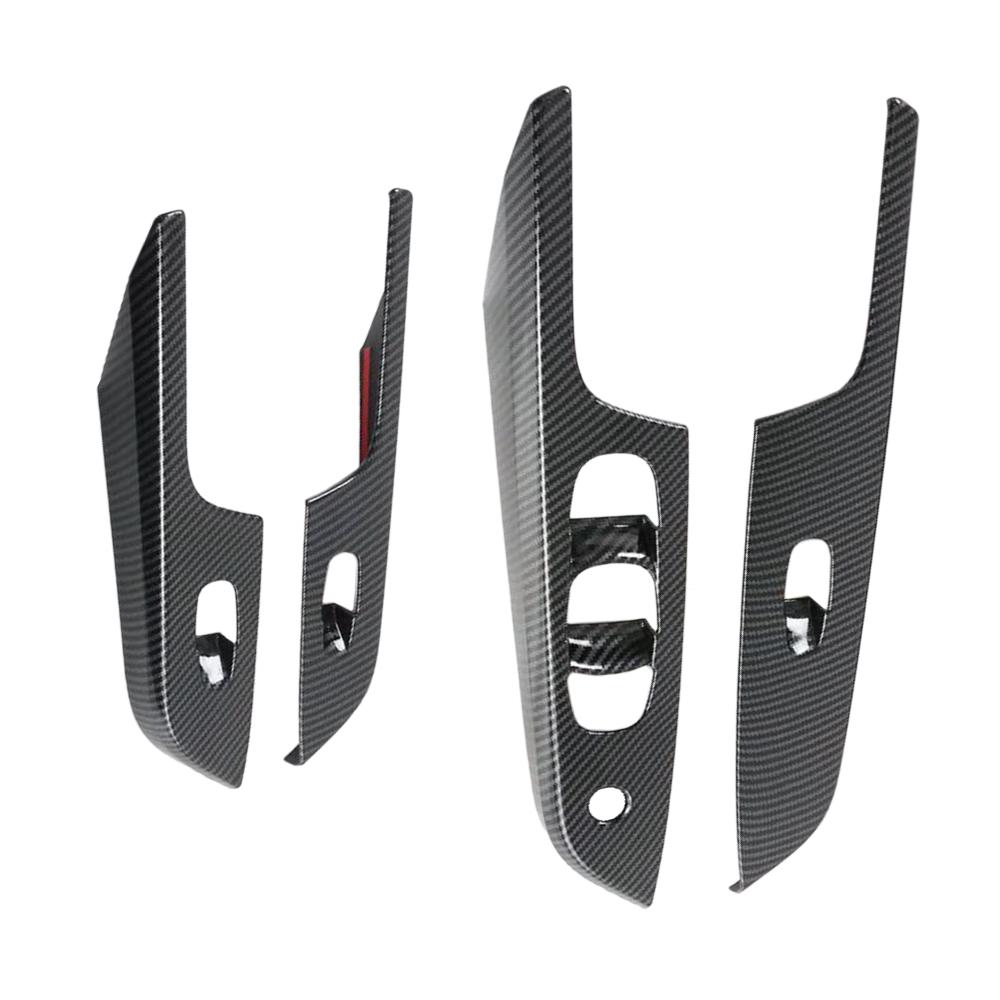 4 szt. Do Nissan Navara NP300 ST 2016-2024 Akcesoria Wewnętrzne Panel Zmiany Biegów Wewnętrzna Klamka Drzwiowa Pokrywa Wykończeniowa Ramka