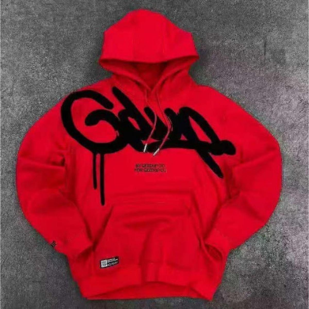 

ZYLLO RogueWave Американский уличный хип-хоп Цветные полосы с буквами Модный оверсайз худи Харадзюку Ретро панк Повседневный свитшот S