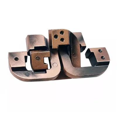 Alloy Brother Lock Puzzle Métallique 3D pour Adultes Jouets d'Intelligence Jouets Labyrinthe Jouets Casse-tête Jouets Anti-Stress