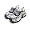 Silver Platform Dad Shoes Women's Versatile Height Increase 7 Straps Casual Shoes Tide