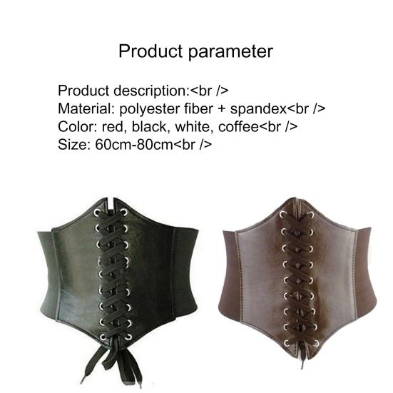 Durable Elastic Waist Belt Solid Color Classic Style Flexible