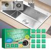 12pcs  Garbage Disposal Cleaning Block Kitchen Food Food Waste Disposal Duct Cleaning Block