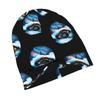 ZLIENSZUS Adult Winter Beanie Hat with 2D Flat Printing Round Door - Suitable for Layering, Warm for Streetwear, Fall & Winter Outfits, Fashionable Fo