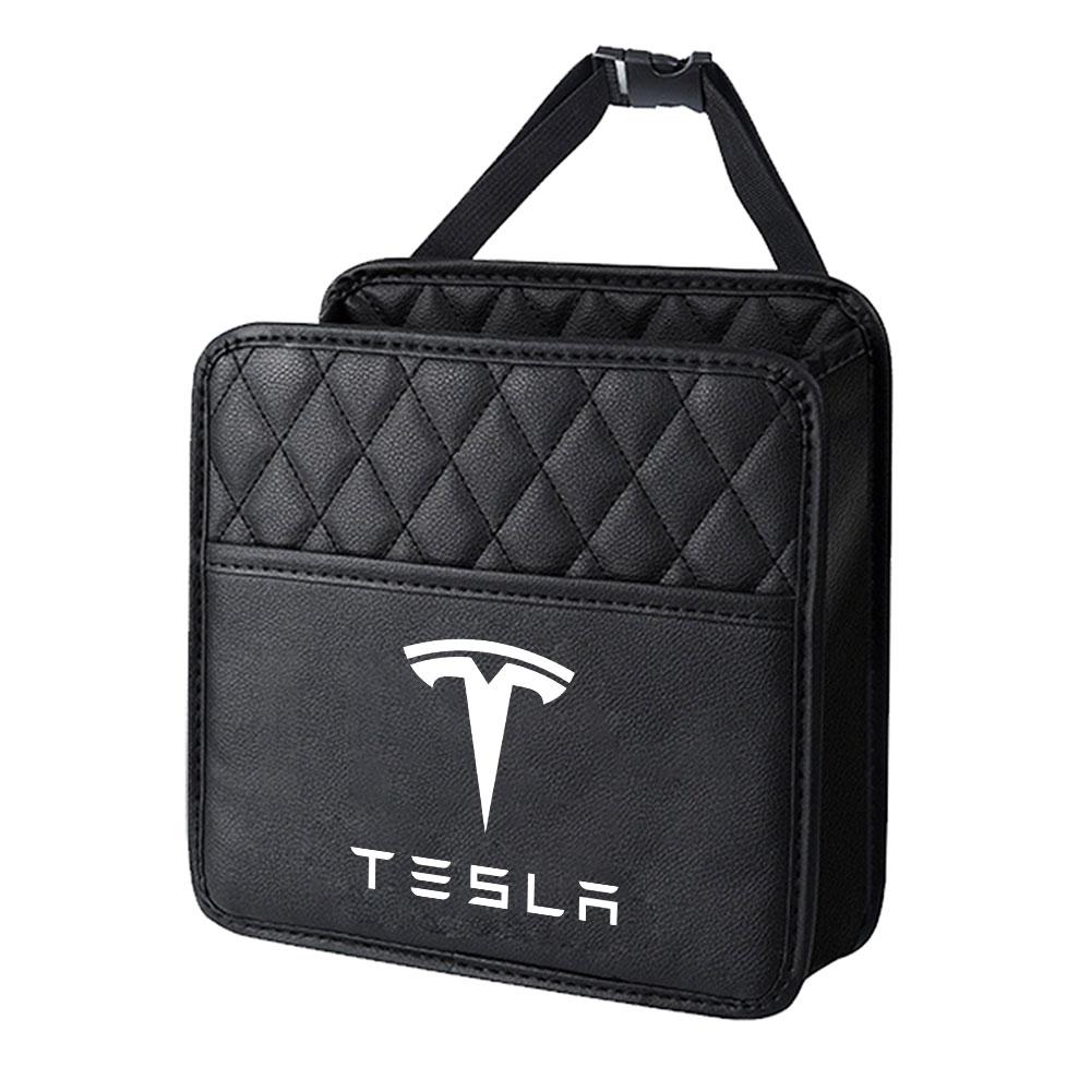 

Large Capacity Portable Storage Bag Car Seat Stowing Tidying Back Valve Cap For Tesla Model 3 Y S X highland SpaceX P75D P100D For Tesla