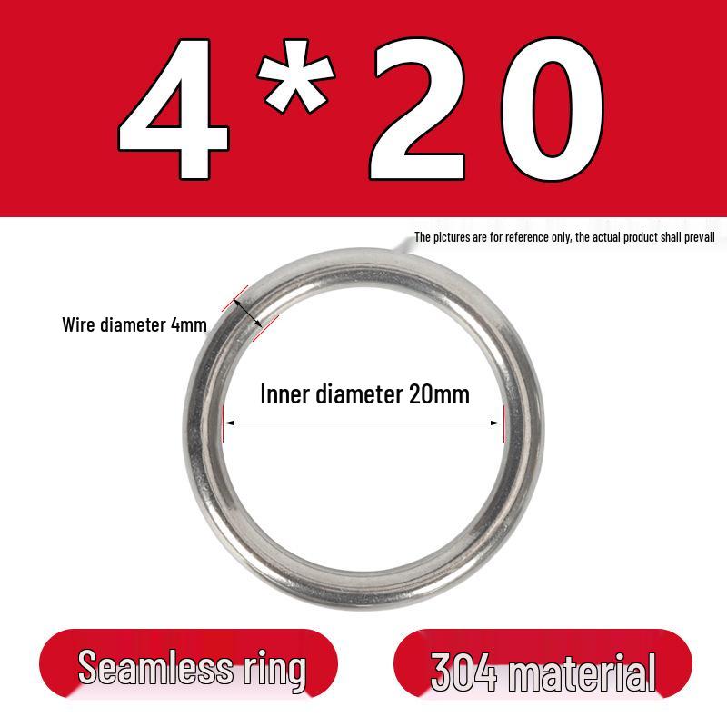 Stainless Steel Seamless O-Ring: Corrosion-Resistant Accessory for Handbags and Pet Gear
