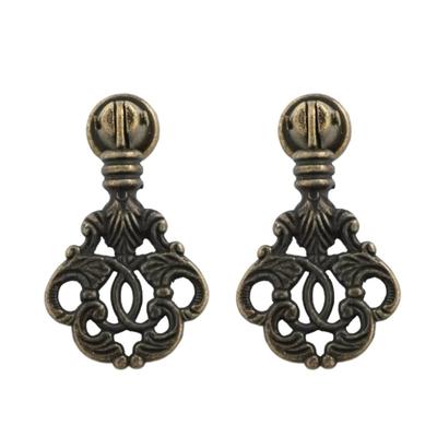 2 Stück Möbelknöpfe und Griffe für Schranktüren Antik Bronze Schrank Garderobe Schublade Schrank Griff für Holzbox