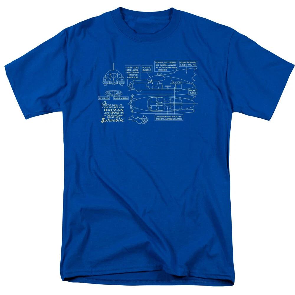 Batman  Batmobile Diagram  T-Shirt - to 5X S