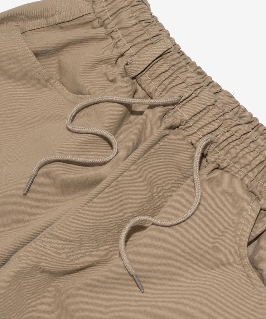 CARGOBROS Washed Cotton Curved Pants (Beige)