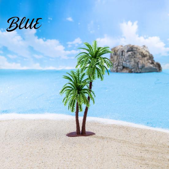 Micro Landscape Ornaments Detailed Garden Miniature Boat/Chair/Umbrella/Palm Decoration Ornaments Beach Tree/Swimming Ring Accessories for
