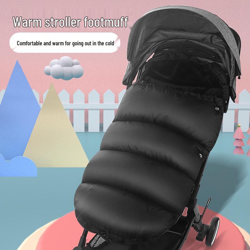 Windproof Stroller Footmuff: Multifunctional Baby Sleeping Bag and Pad for Autumn & Winter