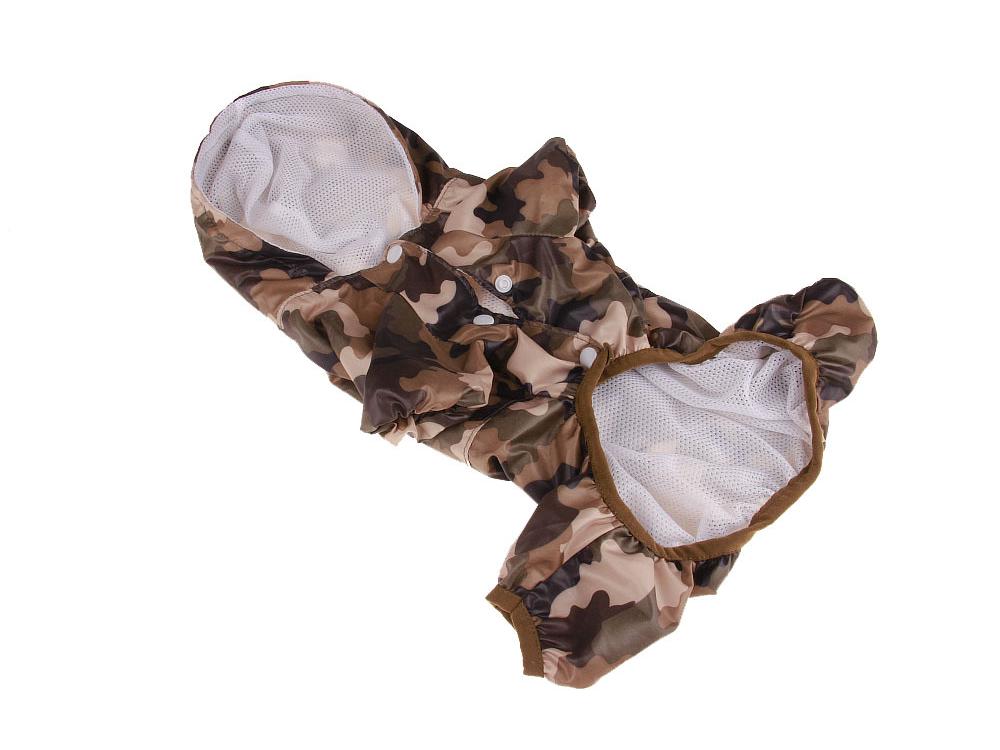 Dual-Layer Mesh Dog Raincoat with D-Ring - 3 Colors & 6 Sizes