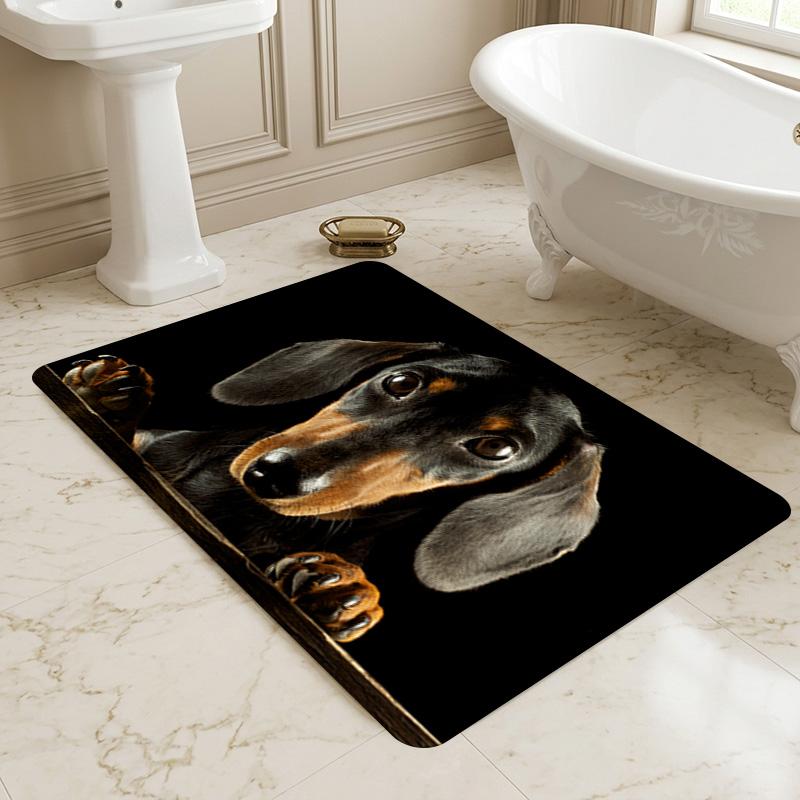 Dachshund Living Room Nonslip Area Rug Soft Carpet For Bedroom Game Playroom Sofa Office Home Decor Doormat Christmas Gift C9261250