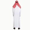 Cosplay Arabic Costume Red Headscarf Halloween Costumes Dubai Style Stage Dress  Birthday Party
