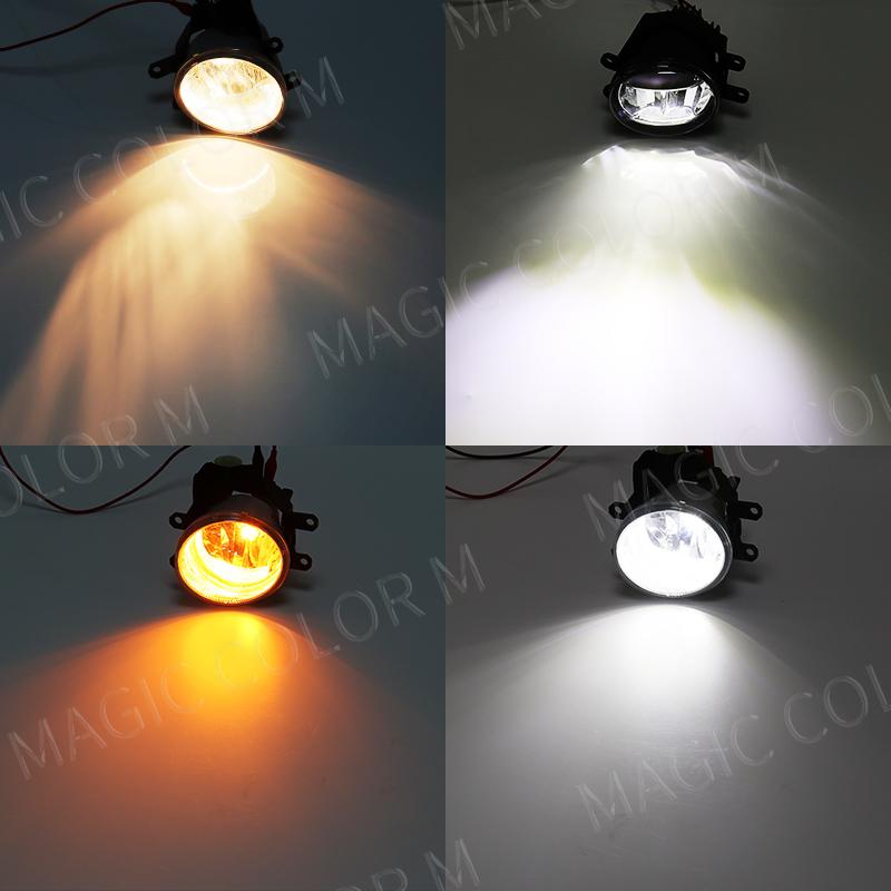 Led Fog Lights For Toyota Corolla Axio 2018 2019 2020 2021 Fog Lamp Assembly Grill Headlight Wires Button Frame Chrome Covers