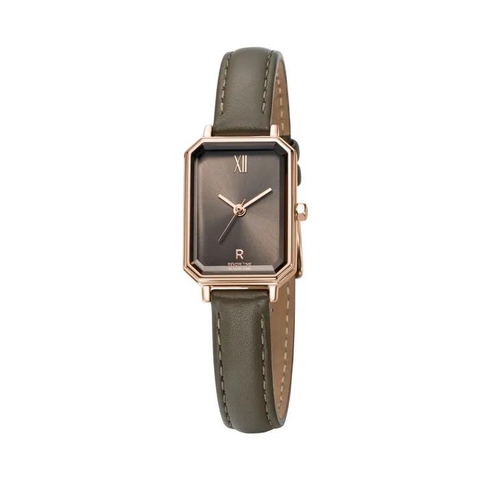 Renata R Octagone Grey Leather Watch RWRLLL6BF001RGGR0