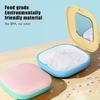 Dental Retainer Box With Mirror Magnetic Aligner Mouth Guard Container Travel Case For Teeth Braces False Denture Storage