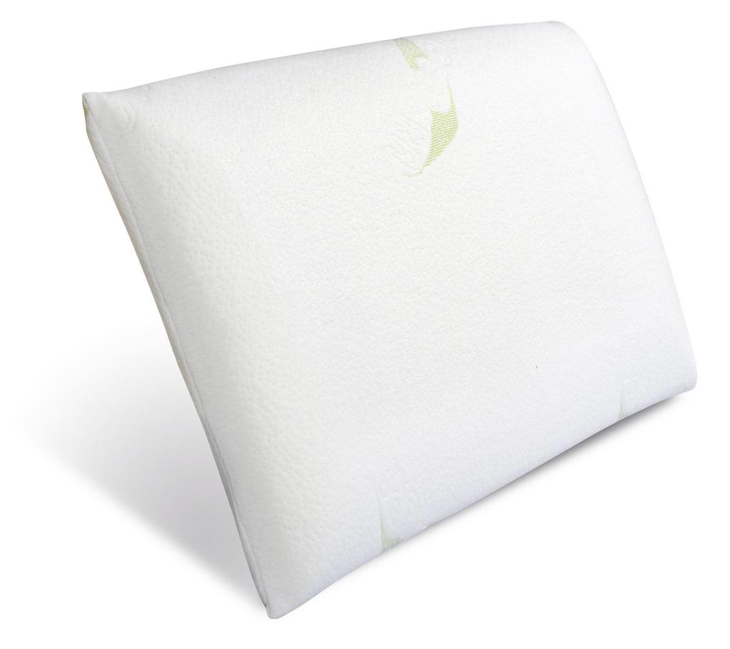 Orthopedic Flat Thermoplastic Memory Pillow + Zippered Case