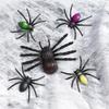 5Pcs Portable Faux Spiders Party Supplies Easy Indoors Outdoor Halloween Decoration Halloween Party Supplies