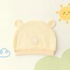 Stylish Infant Beanie Cap 0-1 Month Boys Girls Warm Bonnet Soft Breathable Baby Hat Newborn Fetal Cap for Indoor Outdoor